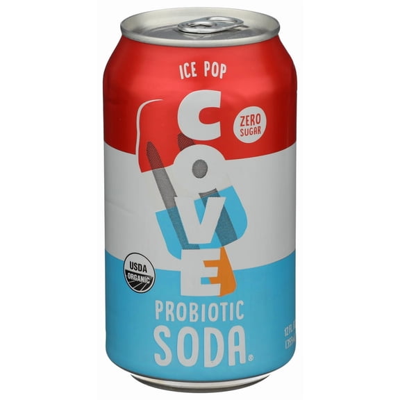 (Pack Of 24) Cove Soda Probiotic Ice Pop 12 Fl Oz