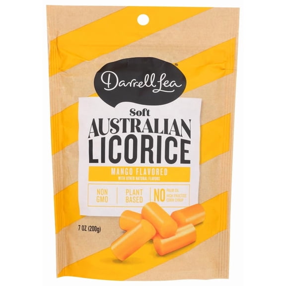 (Pack Of 24) Darrell Lea Licorice Soft Mango 7 Oz