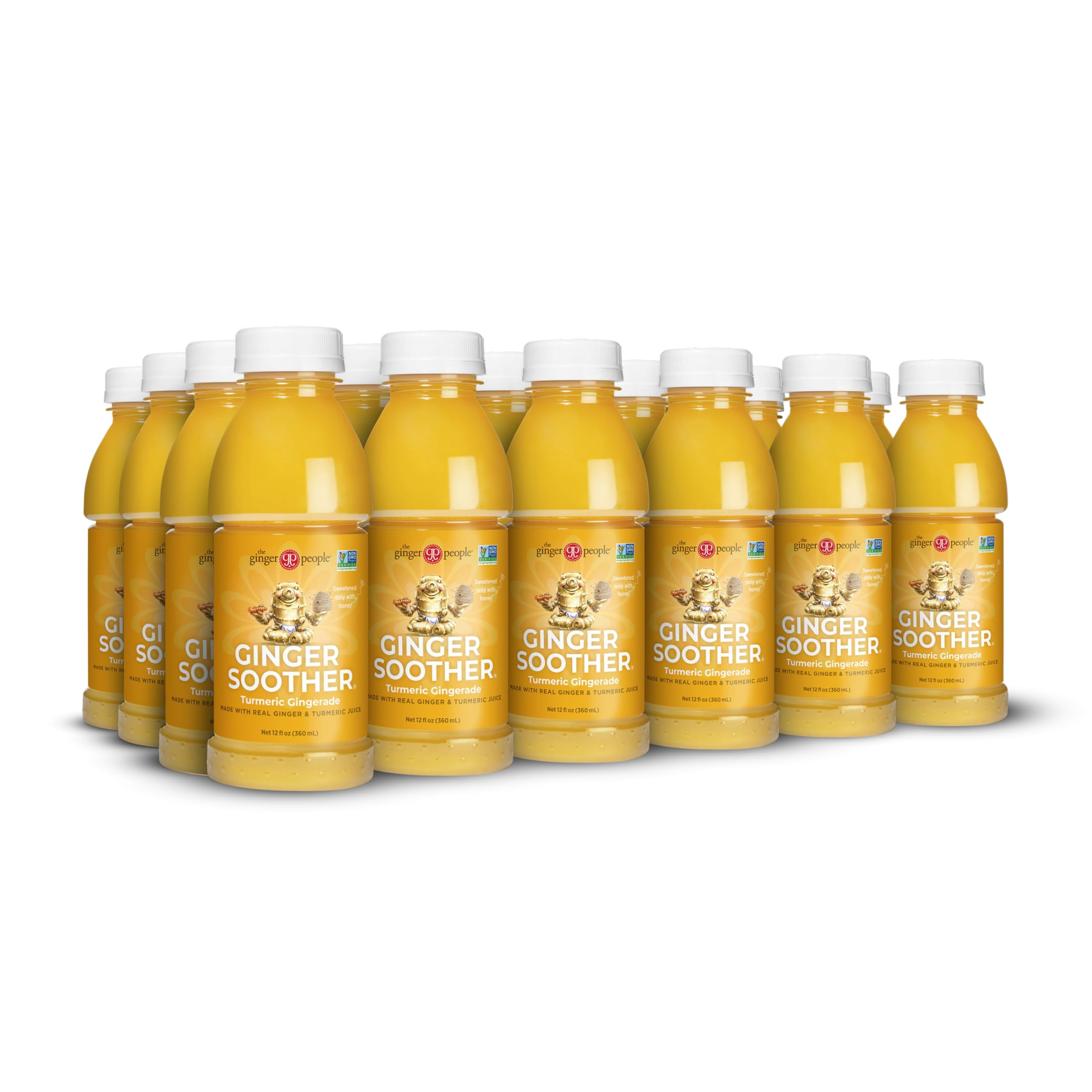 (Pack Of 24) Ginger People Ginger Turmeric Soother Beverage 12 Fl Oz