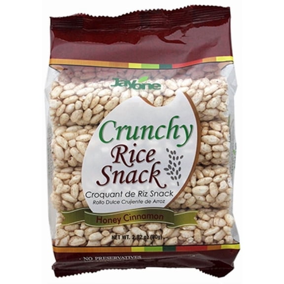 (Pack Of 24) Jayone Rice Snack Crunchy Honey Cinnamon 2.8 Oz