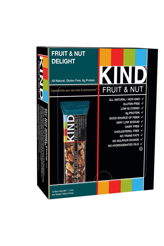 (Pack Of 24) KIND Bar Fruit & Nut Delight 1.4 Oz
