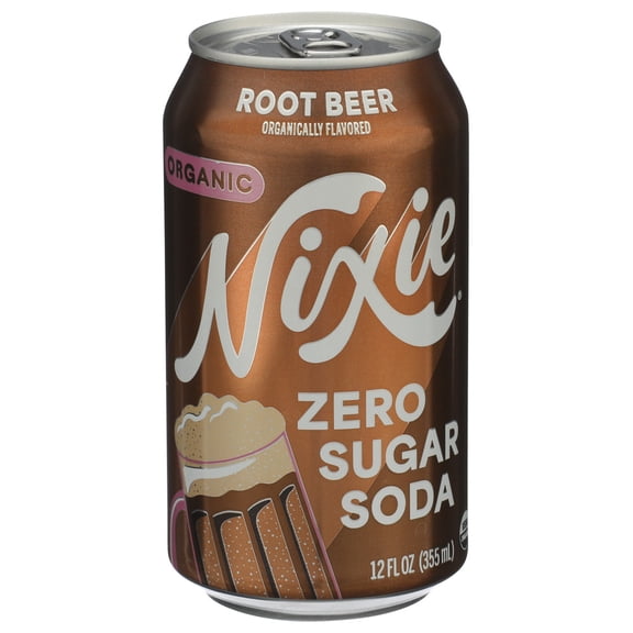 (Pack Of 24) Nixie Soda Zero Sugar Root Beer 12 Fo