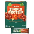 thumbnail image 1 of (Pack Of 24) SimplyProtein Bar Peanut Butter Chocolate 1.41 Oz, 1 of 5
