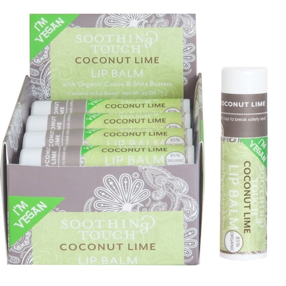 (Pack Of 24) Soothing Touch Lip Balm Coconut Lime 0.25 Oz