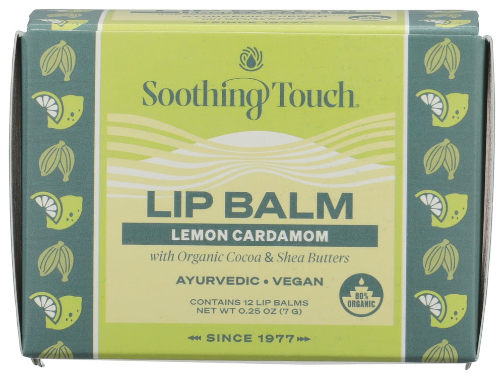 (Pack Of 24) Soothing Touch Lip Balm Lemon Cardamom 0.25 Oz