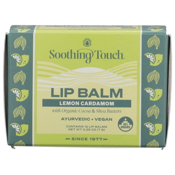 (Pack Of 24) Soothing Touch Lip Balm Lemon Cardamom 0.25 Oz