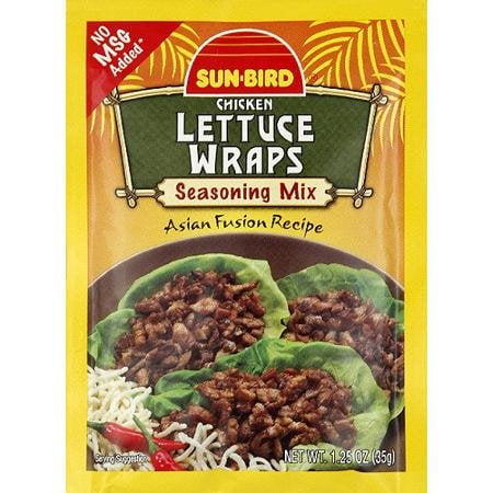 (Pack Of 24) Sunbird Mix Wraps Chicken Lettuce 1.25 Oz