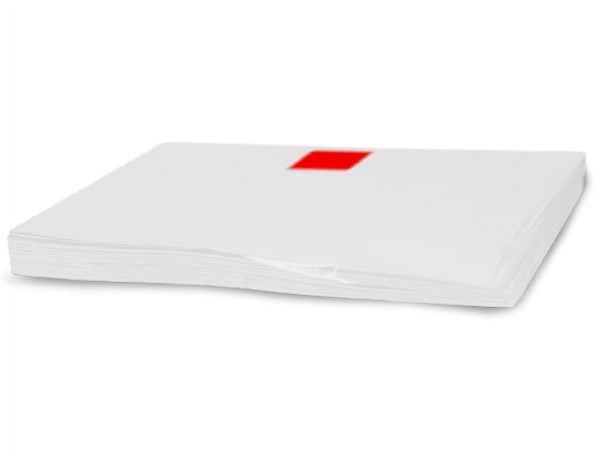 Pack Of 240, 100% Recycled Solid White Tissue Paper 20 x 30" 1/2 Ream Made in USA