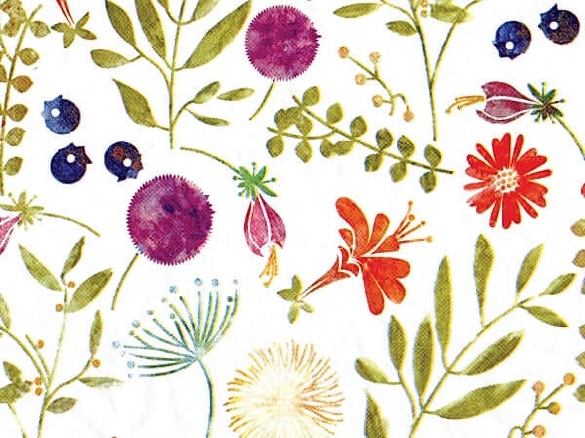 Pack Of 240, Alpine Meadow Recycled Floral Tissue Prints Paper 20" X 30" Sheets Made In USA