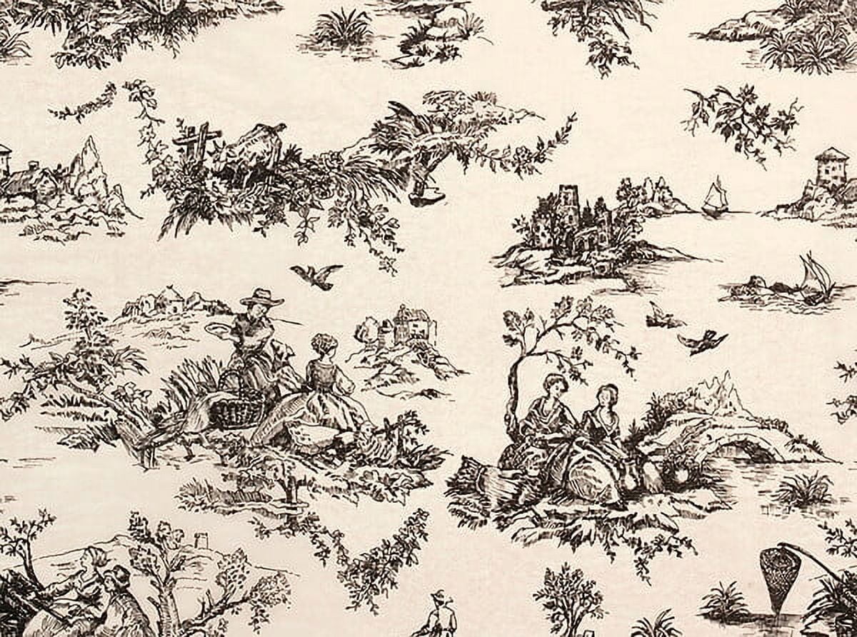 Pack Of 240, Black Toile Classic Printed Tissue Paper 20" X 30" Sheets Made In USA
