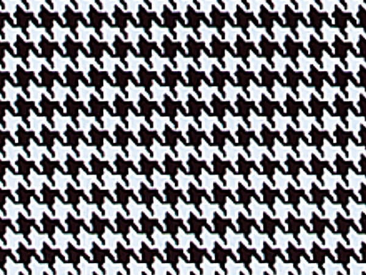 Pack Of 240, Geometric Houndstooth Black Classic Printed Tissue Paper 20" X 30" Sheets Made In USA