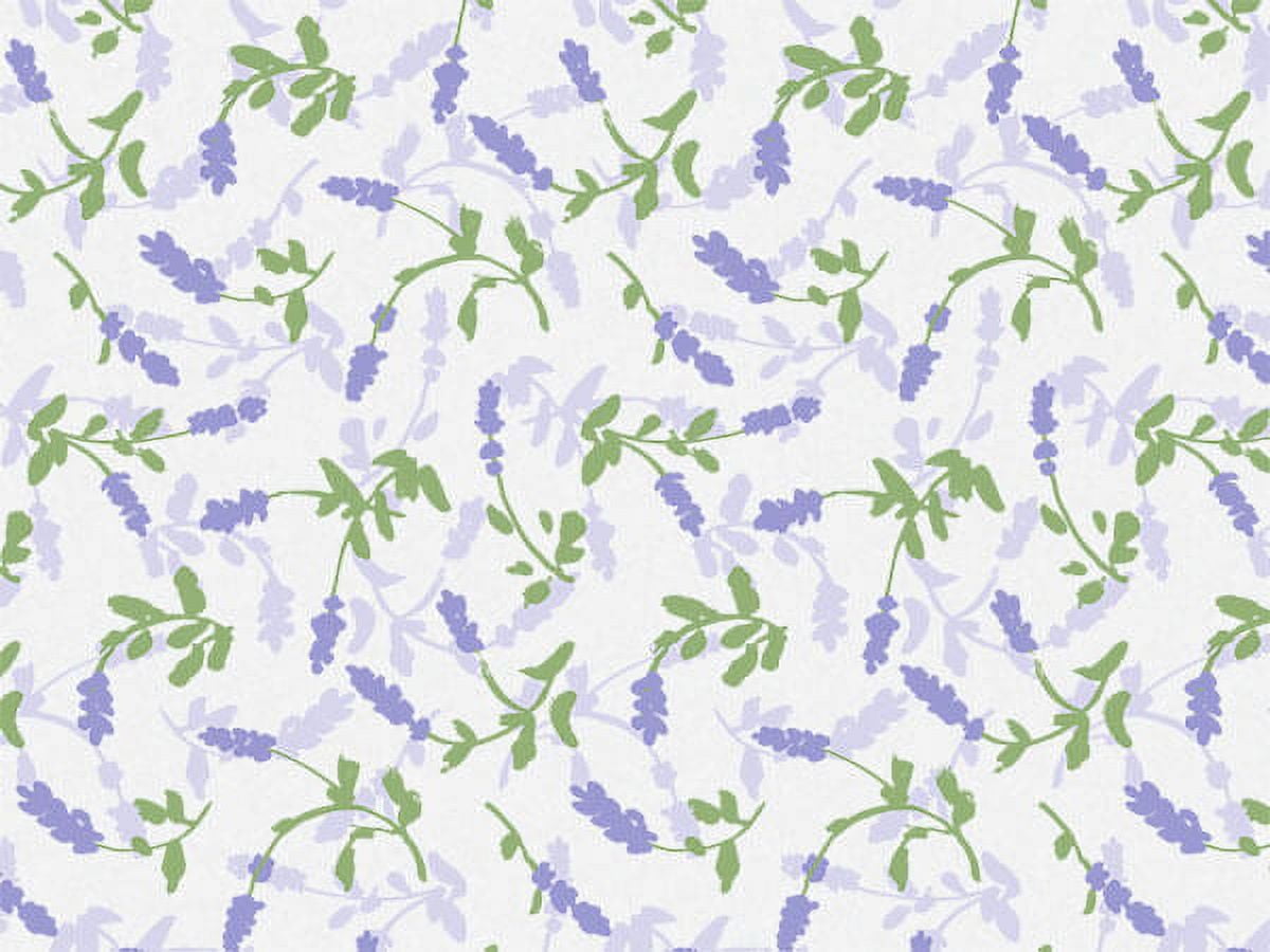 Pack Of 240, Lavender Field Recycled Floral Tissue Prints Paper 20" X 30" Sheets Made In USA