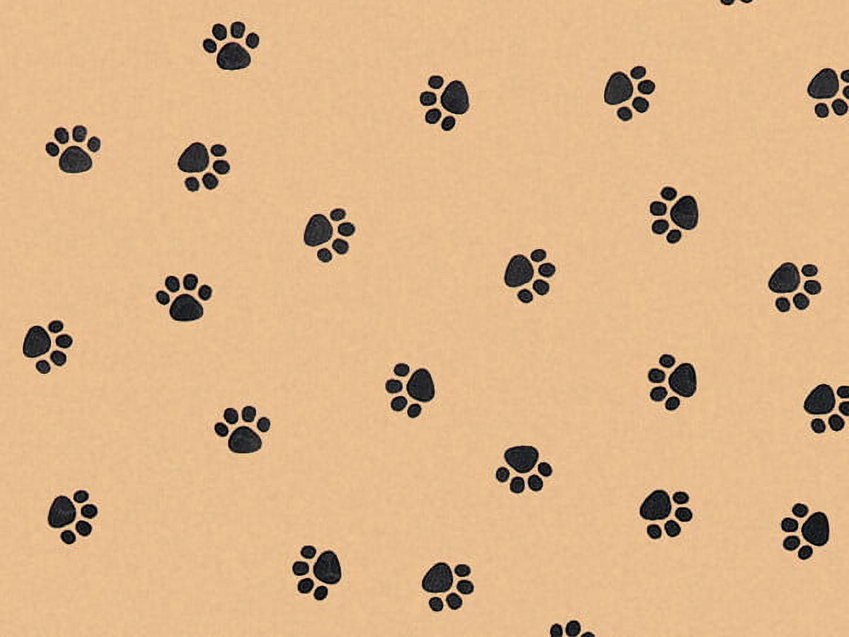 Pack Of 240, Paw Print Kraft Recycled Tissue 20" X 30" Sheets Tissue Prints Made In USA