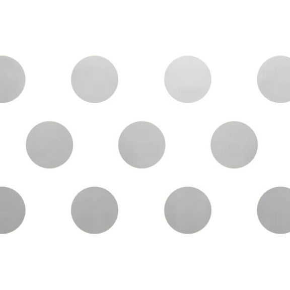 Pack Of 240, Silver Metallic Dots Tissue Paper 20" X 30" Sheets Tissue Prints For Packaging Made in USA 100% Recycled