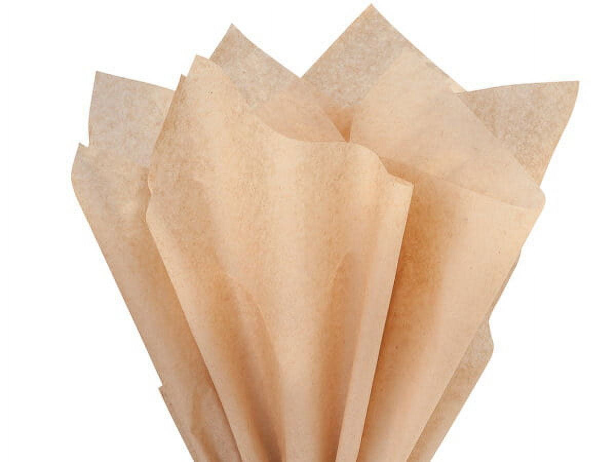 Pack Of 240, Solid Kraft Recycled Tissue Paper 20 x 30" Made in USA