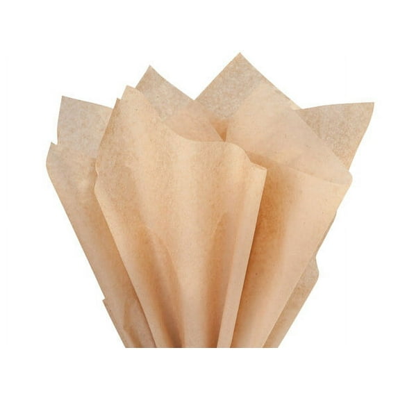 Pack Of 240, Solid Kraft Recycled Tissue Paper 20 x 30" Made in USA