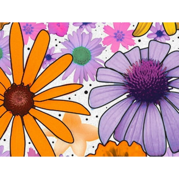 Pack Of 240, Summer Garden Recycled Floral Tissue Prints Paper 20" X 30" Sheets Made In USA