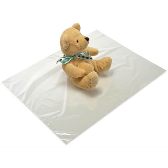 Pack Of 250, 12 X 16" Pvc Solid Clear Flat Shrink Bags 80 Gauge