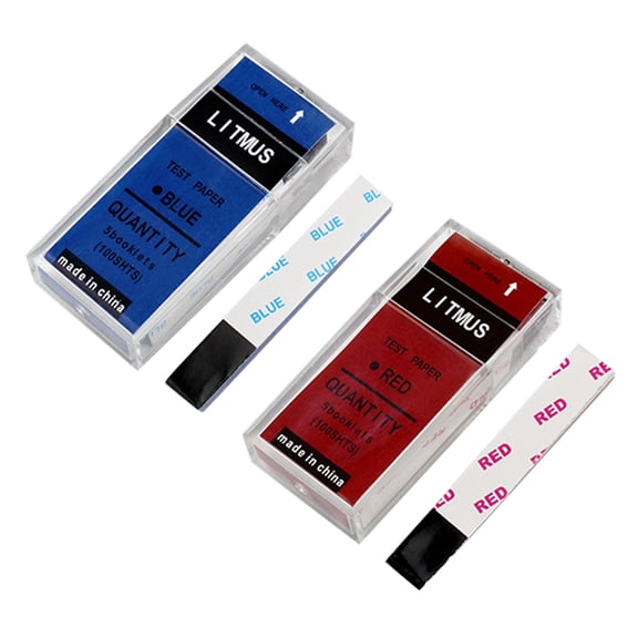 Pack Of 2Boxes Litmus Paper Acid and Base Testing Strips For Rapid Acid Alkaline Detection With 200Strips For Homes lab Use