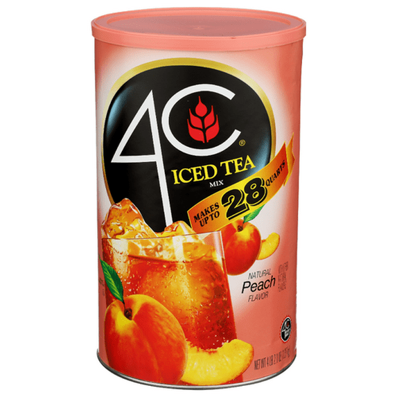 (Pack Of 3) 4C Foods Iced Tea Mix Peach Flvr 66.1 Oz