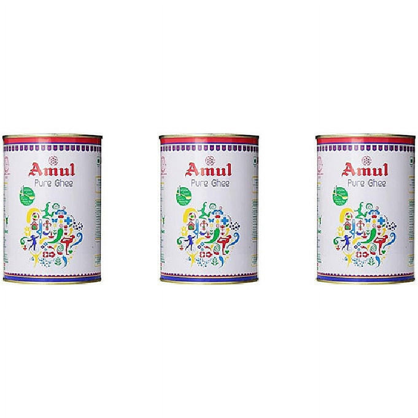 Pack Of 3 - Amul Pure Ghee - 1 Ltr (32 Oz) [FS]