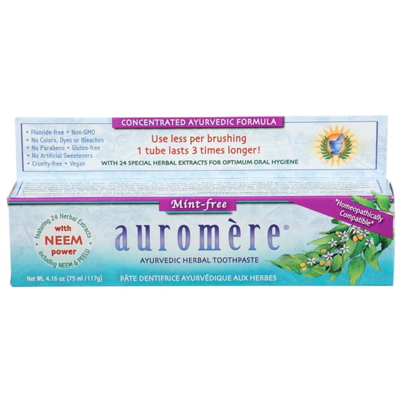 (Pack Of 3) Auromere Toothpaste Mint Free 4.16 Oz