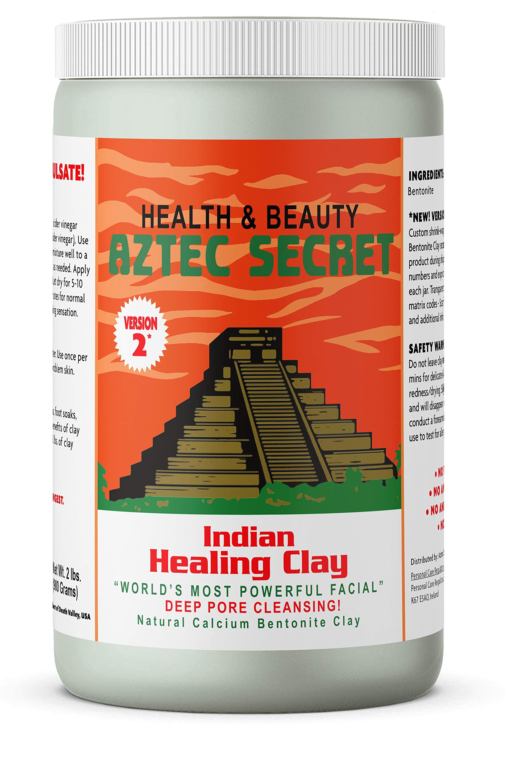 (Pack Of 3) Aztec Secret Face Healing Clay 2 Lb