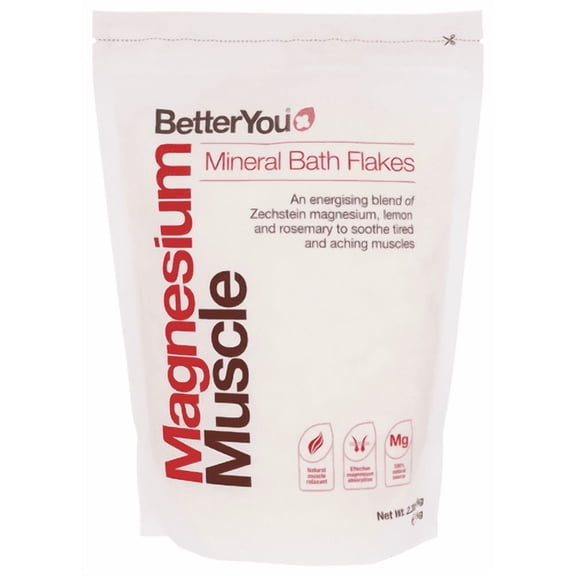 (Pack Of 3) BetterYou Mineral Batch Flakes Magnesium Muscle 35.27 Oz