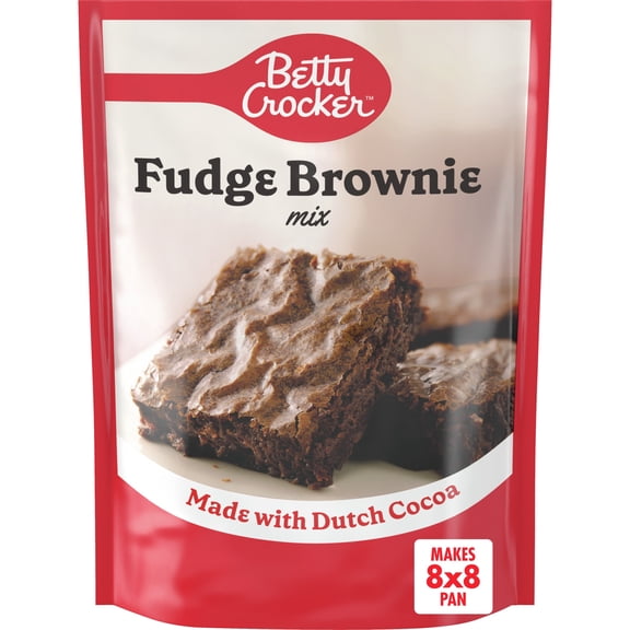 Pack Of 3 Betty Crocker Fudge Brownie Mix, 10.25 oz (Package May Vary)