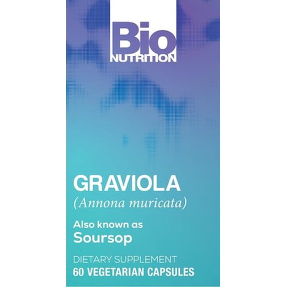 (Pack Of 3) Bio Nutrition Graviola 60 Vegetarian Capsules