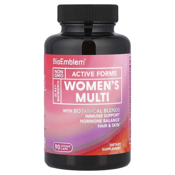 (Pack Of 3) Bioemblem Womens Multivitamin 90 Vegetarian Capsules