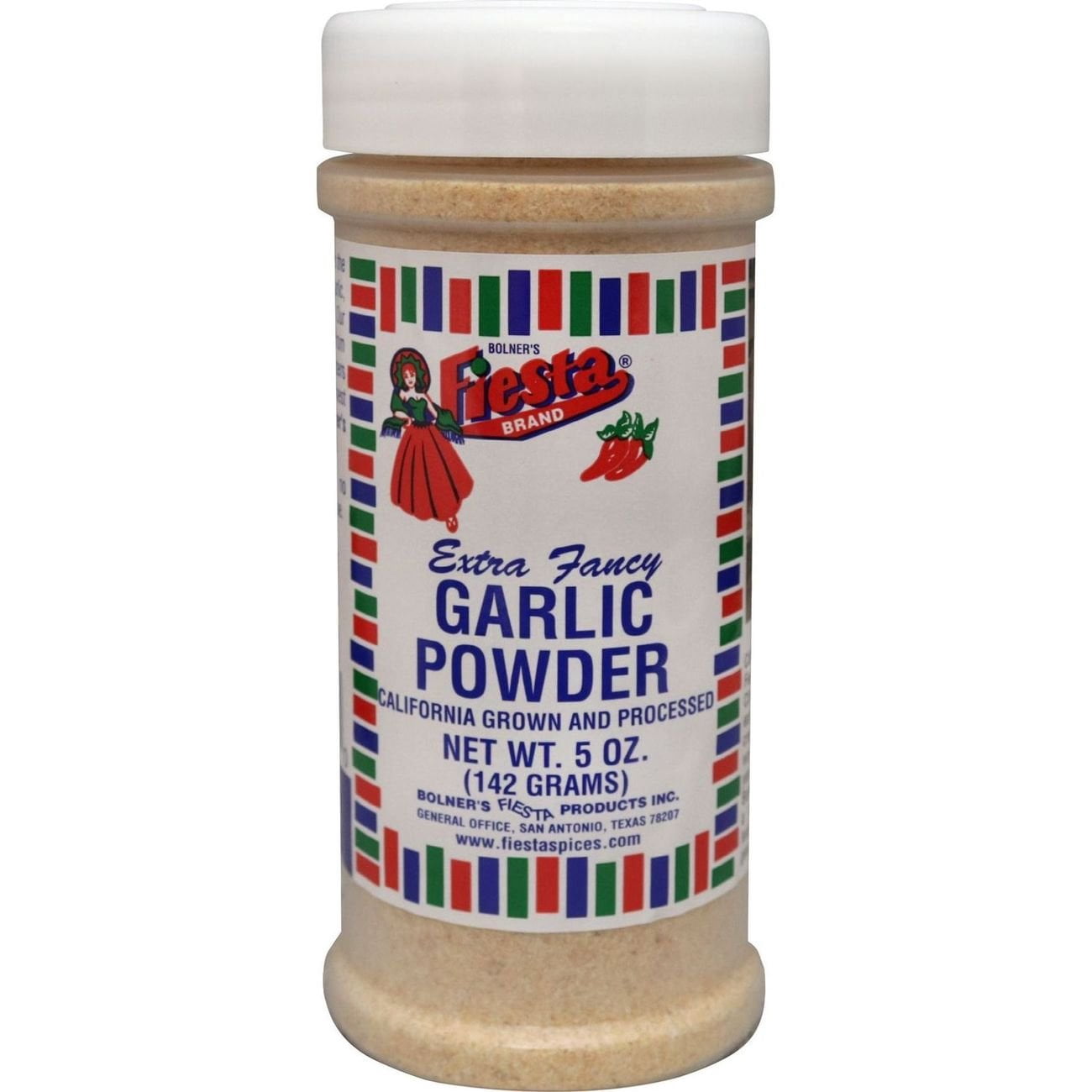Pack Of 3 Bolner's Fiesta Extra Fancy Garlic Powder, 6 oz (Package May Vary)