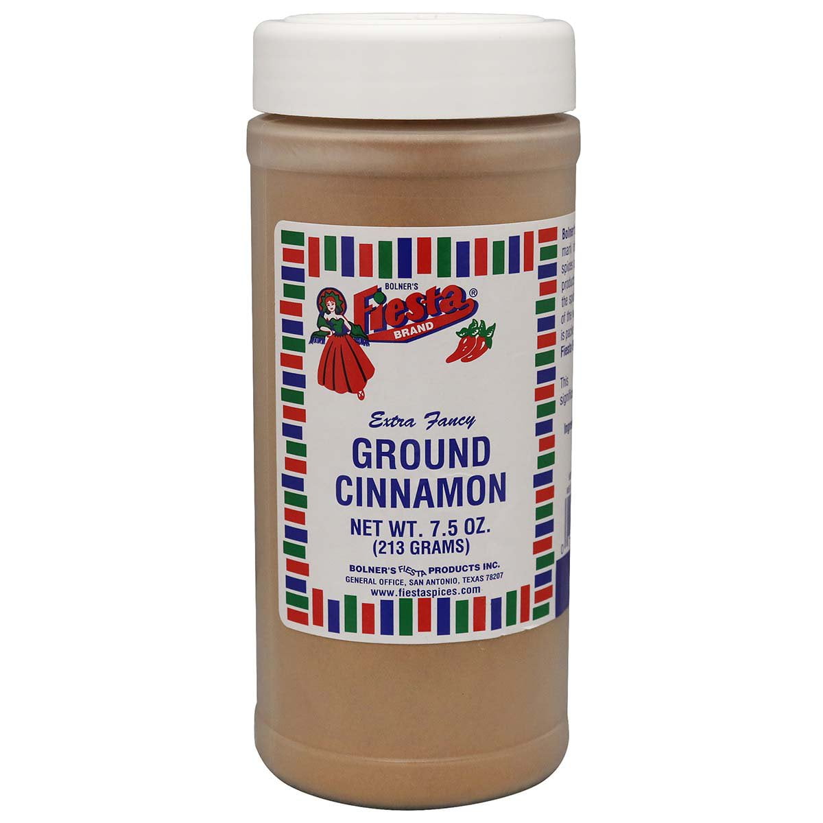 Pack Of 3 Bolner's Fiesta Ground Cinnamon, 8 oz (Package May Vary)