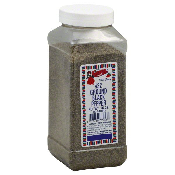 Pack Of 3 Bolner's Fiesta No. 32 Ground Black Pepper, 16 oz (Package May Vary)