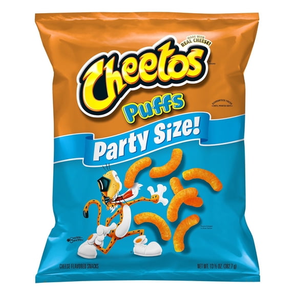 Pack Of 3 Cheetos Puffs Cheese Snacks - Party Size, 13.5 oz (Package May Vary)