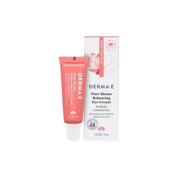 (Pack Of 3) Derma E Eye Cream Pure Biome Balancing 0.5 Oz