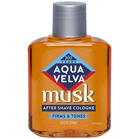 Pack Of 3 EACH AQUA VELVA AFTER SHAVE MUSK 3.5OZ PT1...