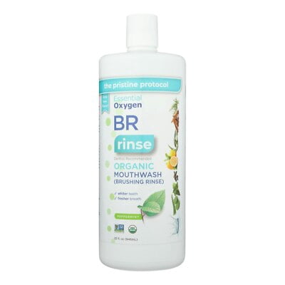 (Pack Of 3) EssentialOxygen Mouthwash Peppermint 32 Oz