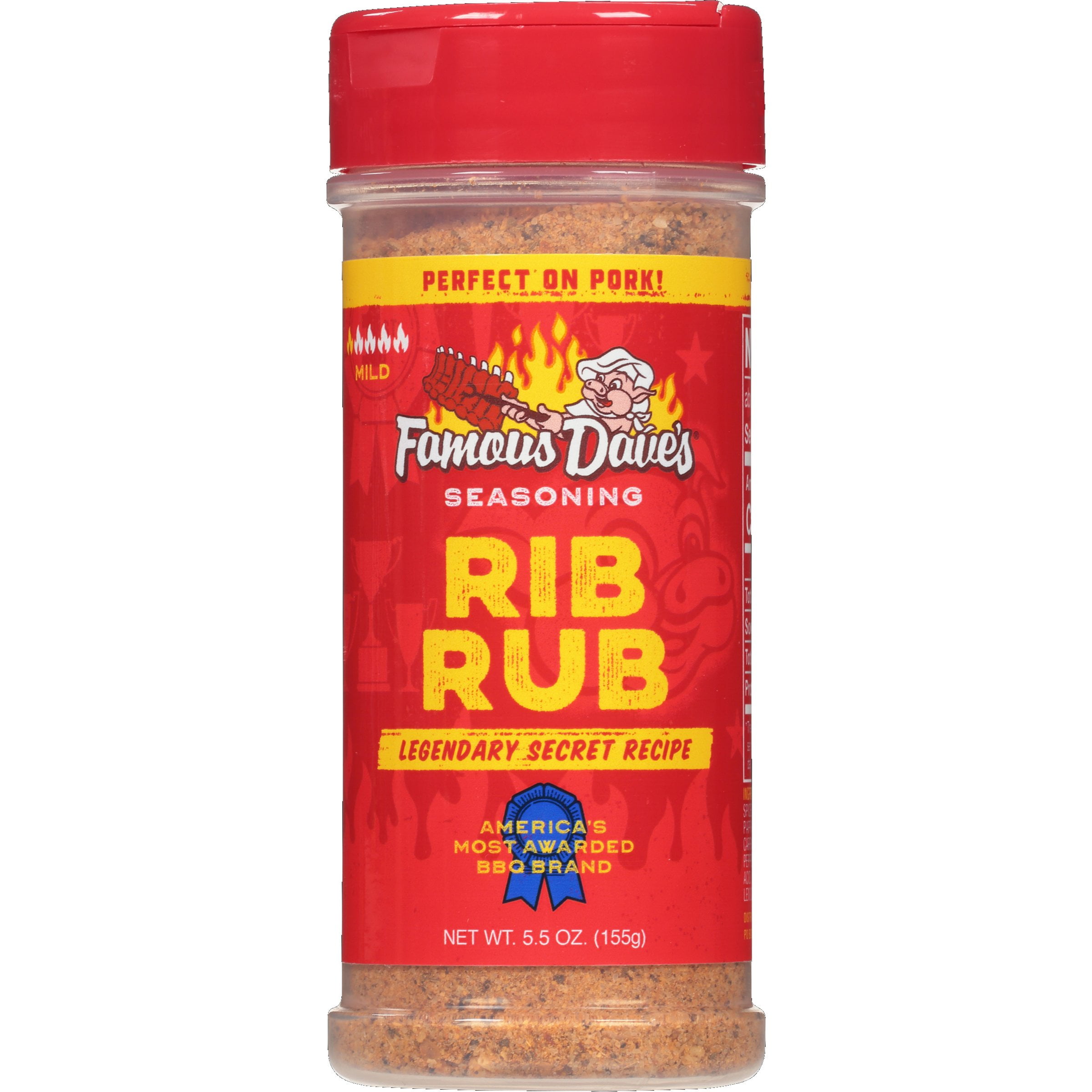 Pack Of 3 Famous Dave's Rib Rub, 5.5 oz (Package May Vary) - Walmart.com