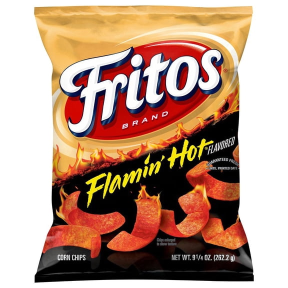 Pack Of 3 Fritos Flamin' Hot Corn Chips, 9.25 oz (Package May Vary)