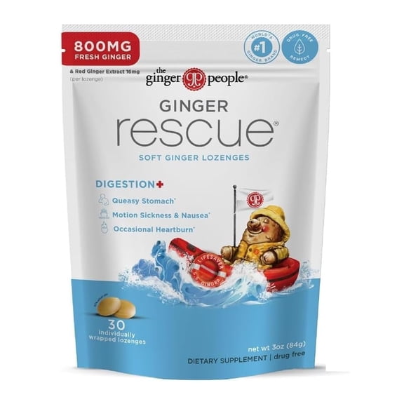 (Pack Of 3) Ginger People Ginger Rescue Lozng Soft 3 Oz