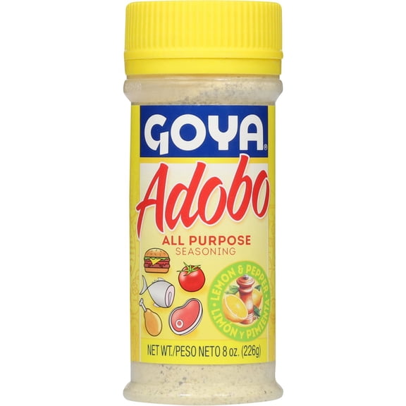 Pack Of 3 Goya Adobo All Purpose Seasoning with Lemon & Pepper, 8 oz (Package May Vary)