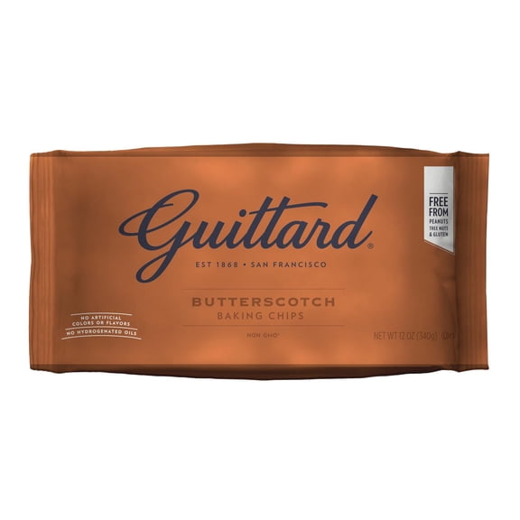 Pack Of 3 Guittard Butterscotch Baking Chips, 12 oz (Package May Vary)