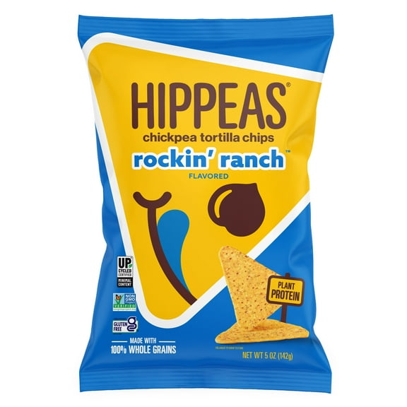 Pack Of 3 Hippeas Chickpea Tortilla Chips - Rockin' Ranch, 5 oz (Package May Vary)