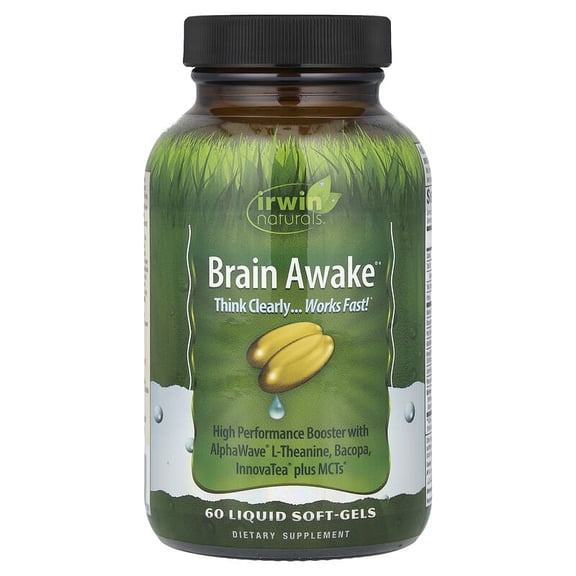 (Pack Of 3) Irwin Naturals Brain Awake 60 Sg