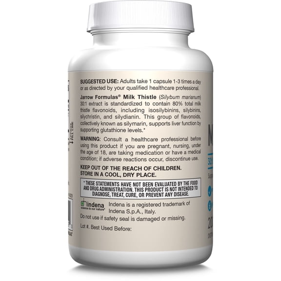 (Pack Of 3) Jarrow Formulas Milk Thistle 200 Vegetarian Capsules