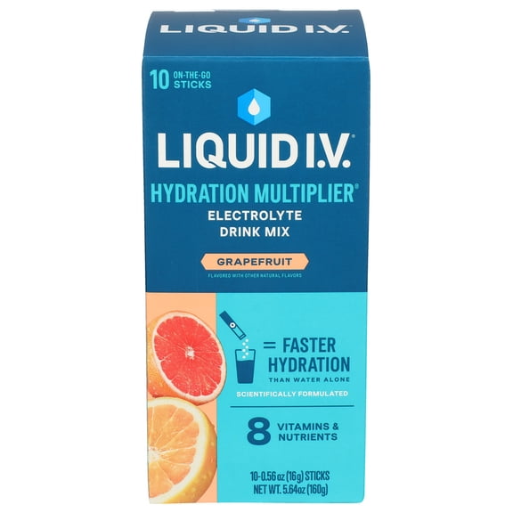 (Pack Of 3) Liquid Iv Hydration Electrolyte Drink Mix Grapefruit 5.64 Oz