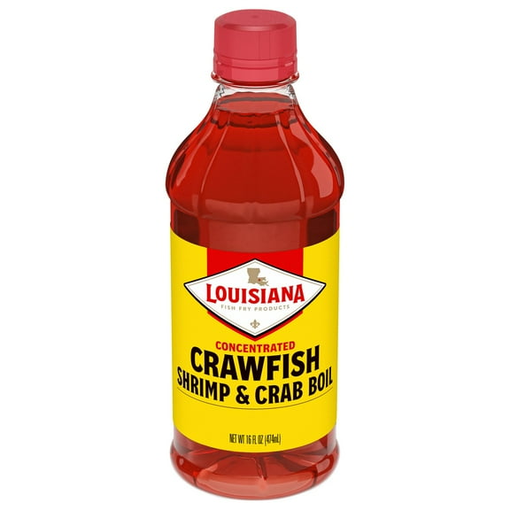 Pack Of 3 Louisiana Fish Fry Products Concentrated Crawfish Crab and Shrimp Boil, 16 oz (Package May Vary)