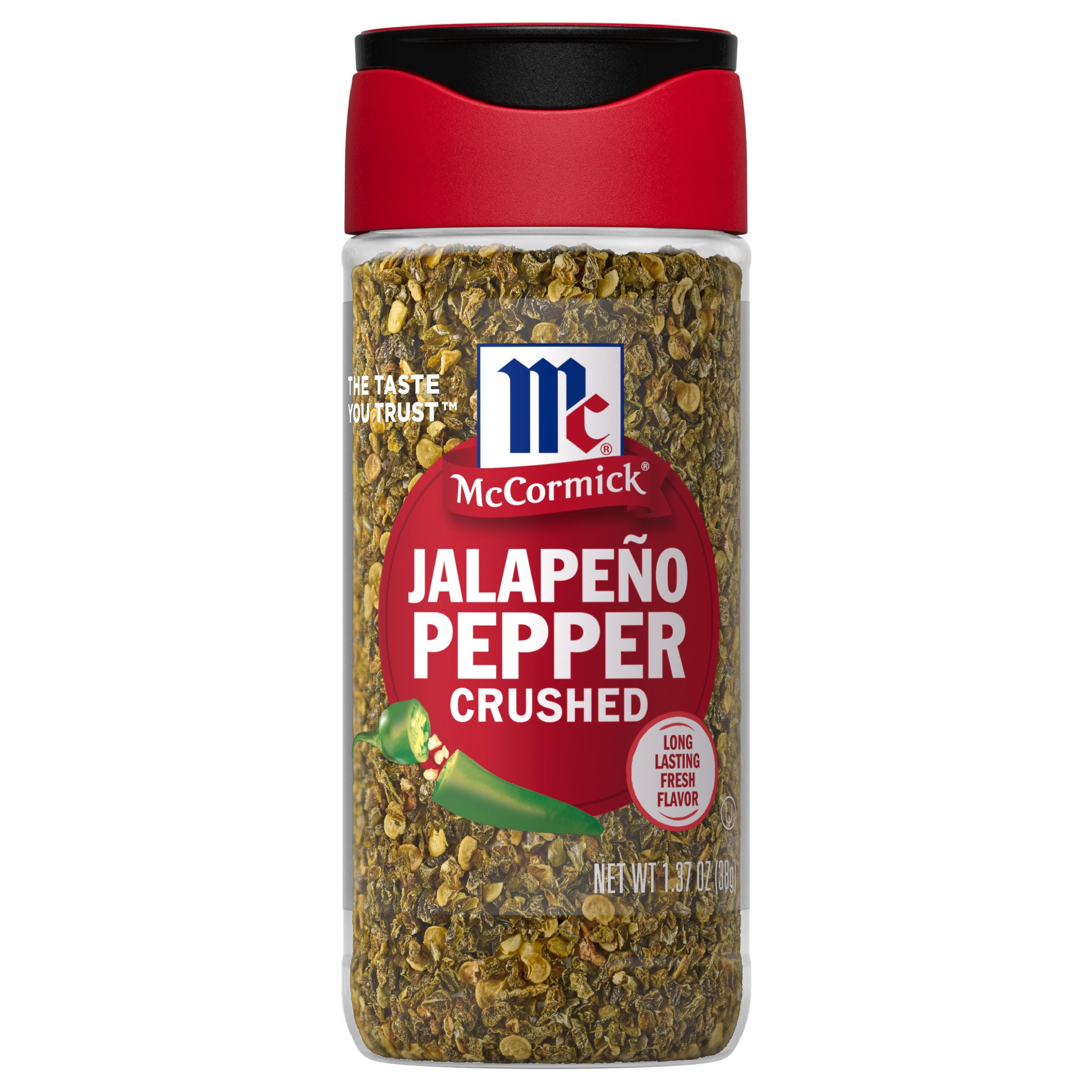 Pack Of 3 McCormick Crushed Jalapeno Pepper, 1.37 oz (Package May Vary)
