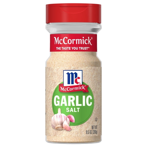 Pack Of 3 McCormick Garlic Salt, 9.5 oz (Package May Vary)